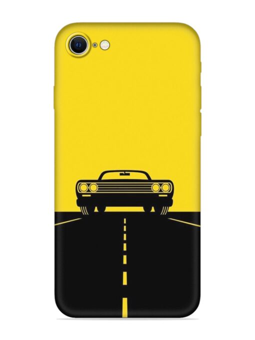 Classic Car Embossed Soft Silicone Case for Apple Iphone Se (2020) Zapvi