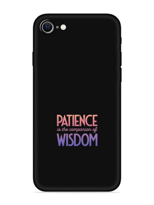 Patience Is The Embossed Soft Silicone Case for Apple Iphone Se (2020) Zapvi