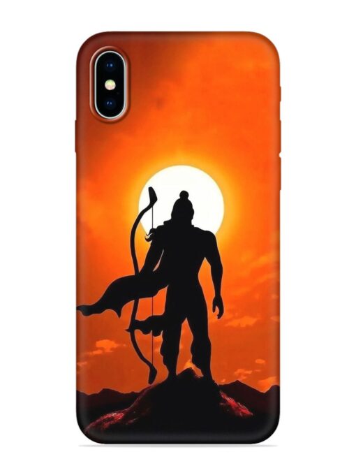 Shree Ram Embossed Soft Silicone Case for Apple Iphone X Zapvi