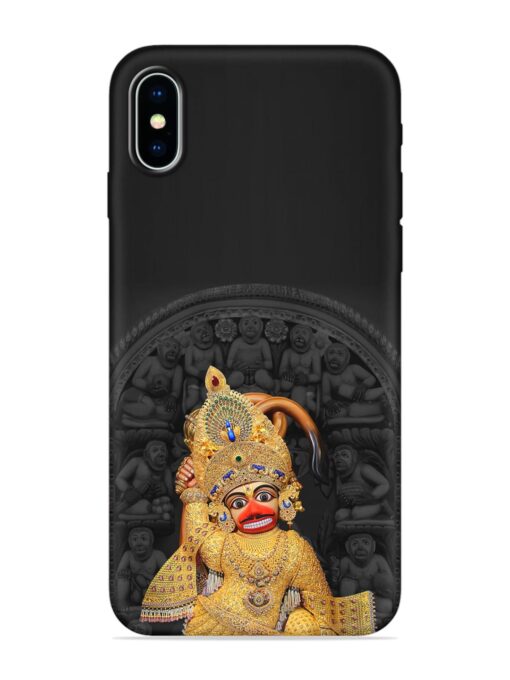 Indian Gold Hanuman Embossed Soft Silicone Case for Apple Iphone X