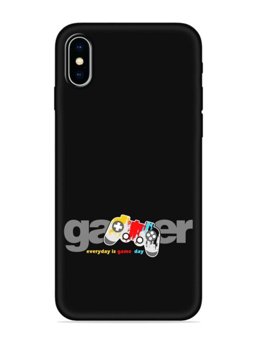 Gamer Everyday Game Embossed Soft Silicone Case for Apple Iphone X