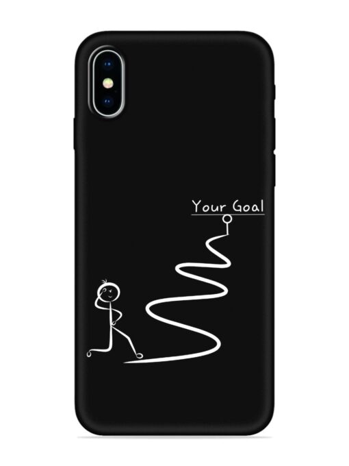 Your Goal Embossed Soft Silicone Case for Apple Iphone X