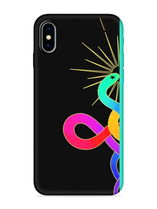 Art Geometric Abstraction Embossed Soft Silicone Case for Apple Iphone X