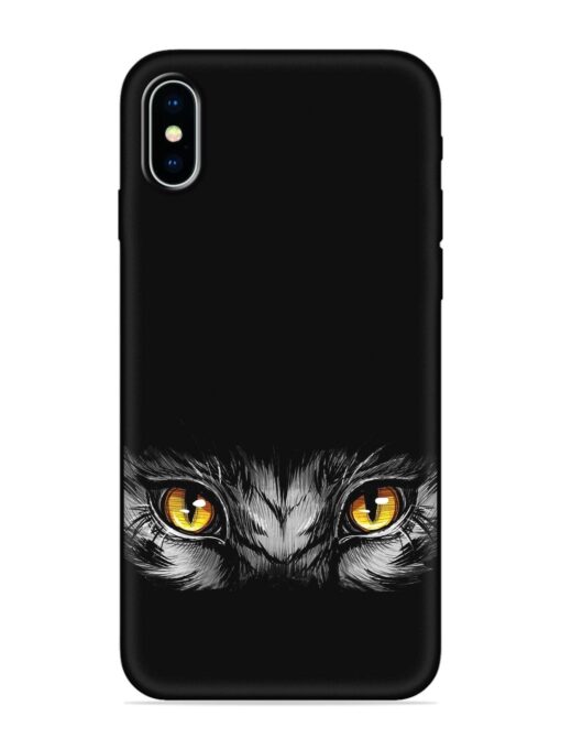 Scary Eye Embossed Soft Silicone Case for Apple Iphone X