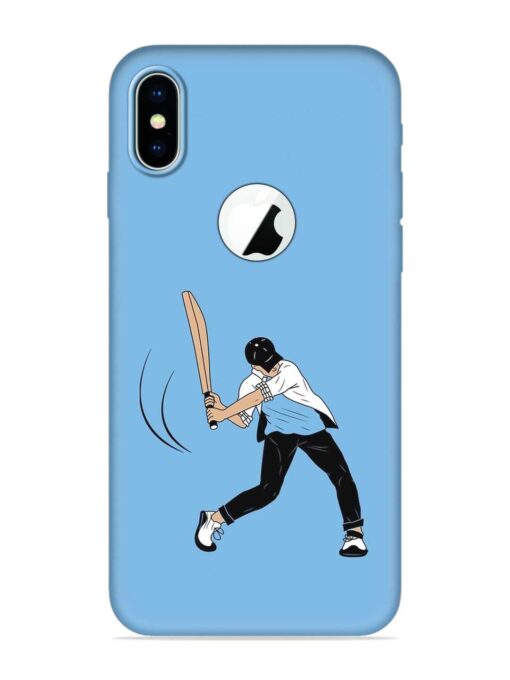 Cricket Gully Boy Embossed Soft Silicone Case for Apple Iphone X (Logo Cut) Zapvi