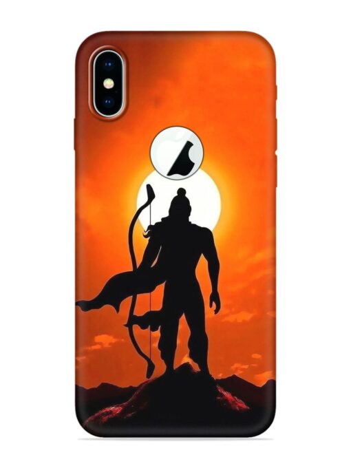 Shree Ram Embossed Soft Silicone Case for Apple Iphone X (Logo Cut) Zapvi