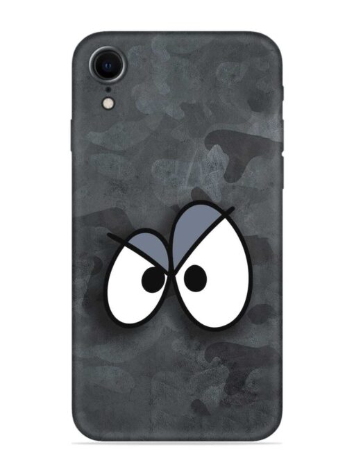 Big Eyes Night Mode Embossed Soft Silicone Case for Apple Iphone Xr