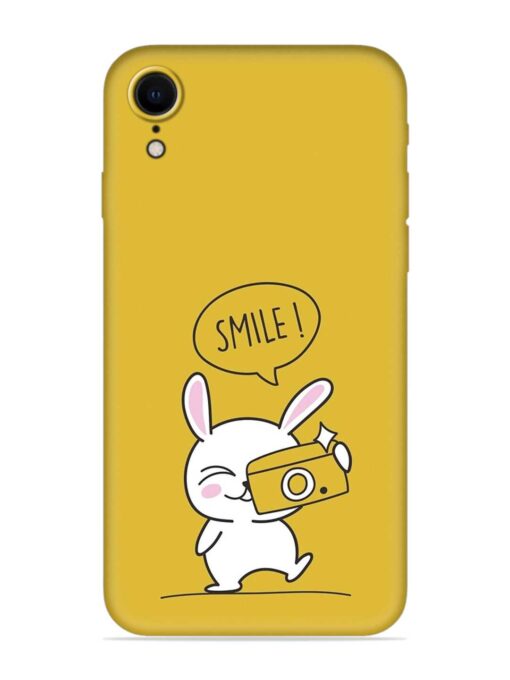 Hey Smile Please Embossed Soft Silicone Case for Apple Iphone Xr