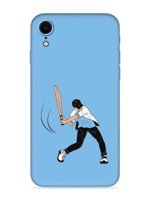 Cricket Gully Boy Embossed Soft Silicone Case for Apple Iphone Xr