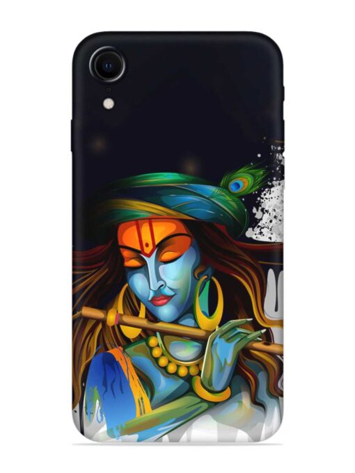 Krishna Art Embossed Soft Silicone Case for Apple Iphone Xr