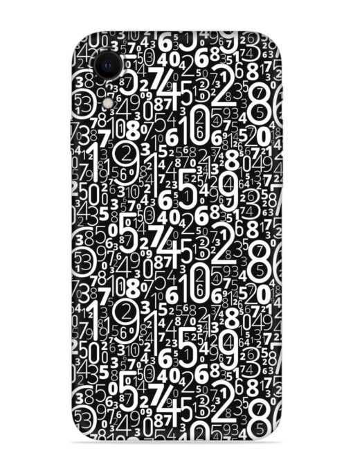 Many Numbers Different Embossed Soft Silicone Case for Apple Iphone Xr