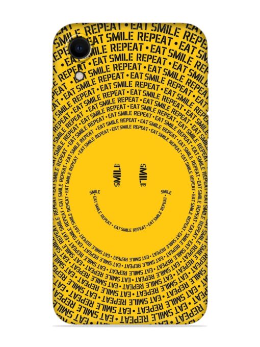 Smiley Embossed Soft Silicone Case for Apple Iphone Xr