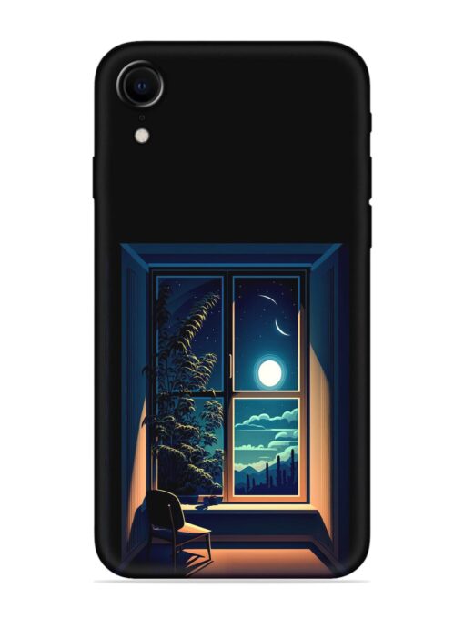 Night View At Window Embossed Soft Silicone Case for Apple Iphone Xr