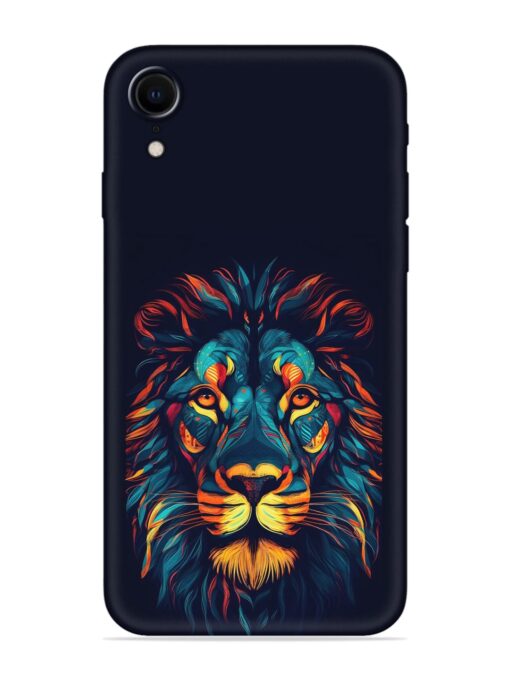 Colorful Lion Embossed Soft Silicone Case for Apple Iphone Xr