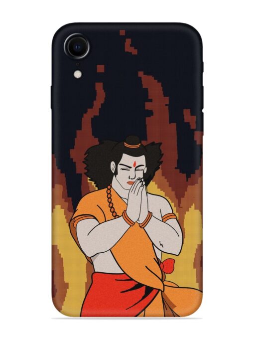 Shree Ram Vector Embossed Soft Silicone Case for Apple Iphone Xr Zapvi