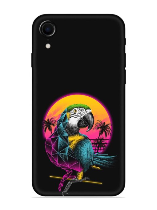 Rad Parrot Embossed Soft Silicone Case for Apple Iphone Xr