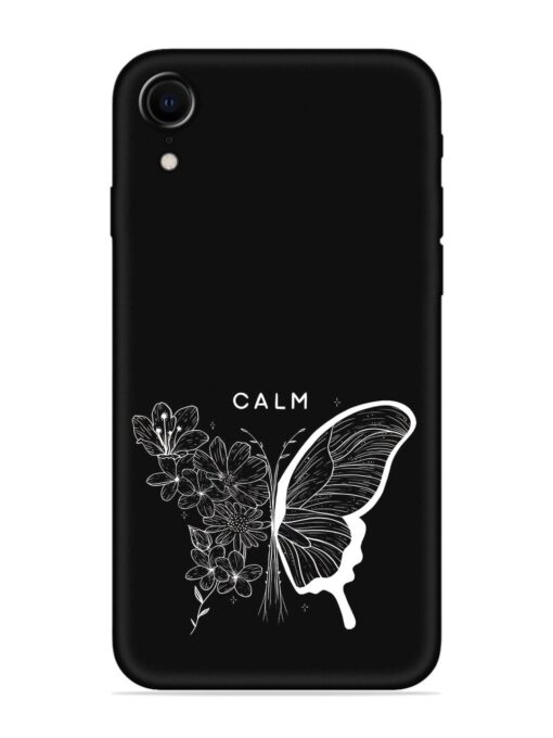 Calm Embossed Soft Silicone Case for Apple Iphone Xr