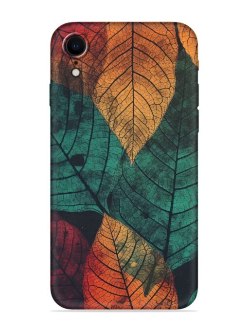 Leaves Artwork Embossed Soft Silicone Case for Apple Iphone Xr