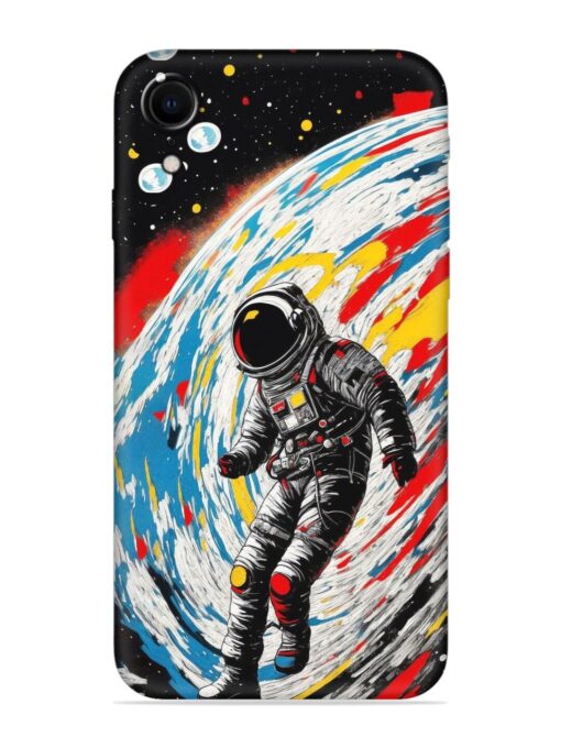 Astronaut Art Embossed Soft Silicone Case for Apple Iphone Xr Zapvi