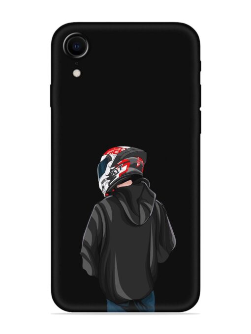 Motorcycle Rider Embossed Soft Silicone Case for Apple Iphone Xr