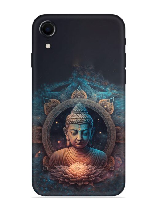 Gautam Buddha Embossed Soft Silicone Case for Apple Iphone Xr