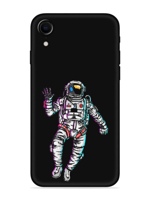 Spaceman Embossed Soft Silicone Case for Apple Iphone Xr