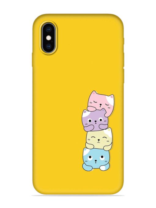 Cartoon Anime Embossed Soft Silicone Case for Apple Iphone Xs Zapvi