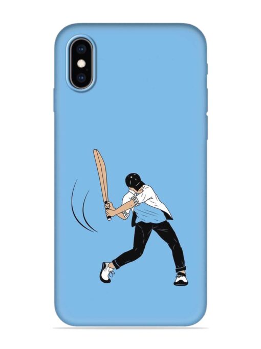 Cricket Gully Boy Embossed Soft Silicone Case for Apple Iphone Xs Zapvi