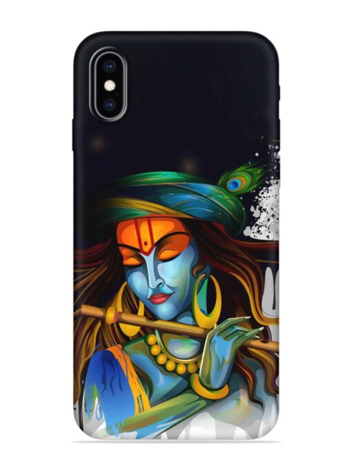 Krishna Art Embossed Soft Silicone Case for Apple Iphone Xs Zapvi