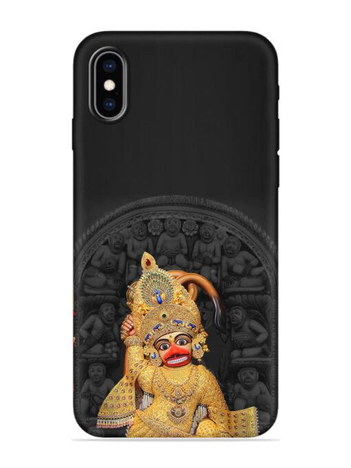 Indian Gold Hanuman Embossed Soft Silicone Case for Apple Iphone Xs