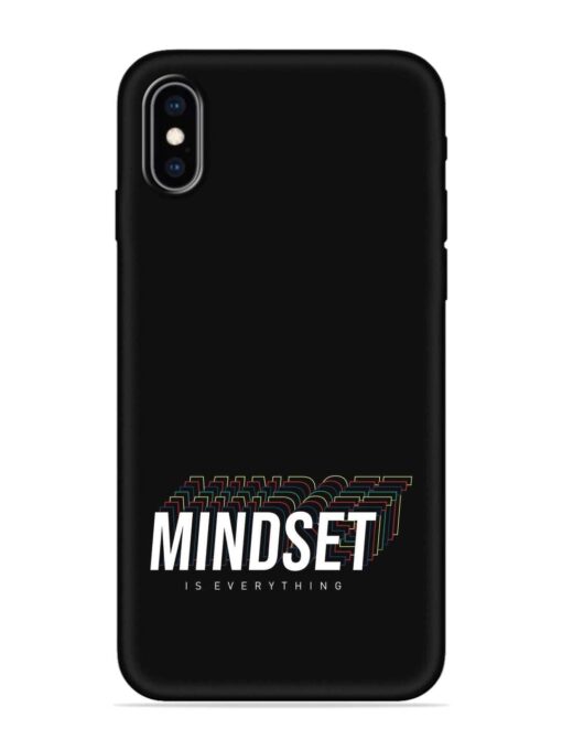 Mindset Everything Slogan Embossed Soft Silicone Case for Apple Iphone Xs Zapvi