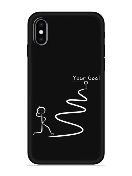 Your Goal Embossed Soft Silicone Case for Apple Iphone Xs