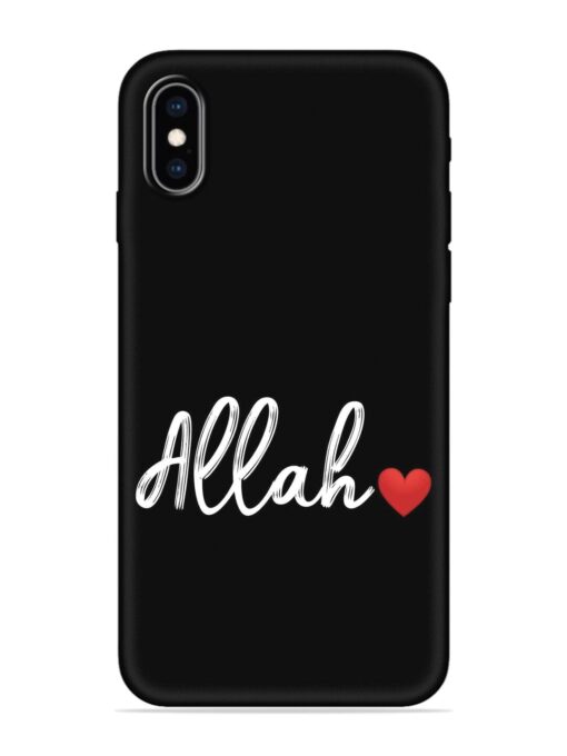 Allah Embossed Soft Silicone Case for Apple Iphone Xs Zapvi