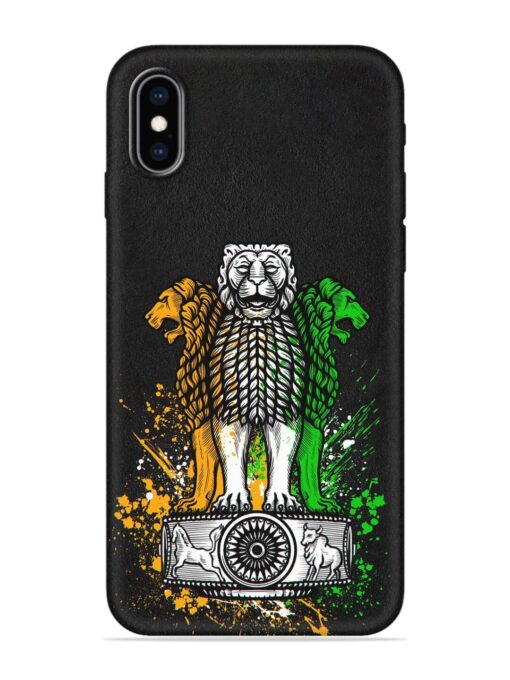 Pillars Of Ashoka Embossed Soft Silicone Case for Apple Iphone Xs Zapvi