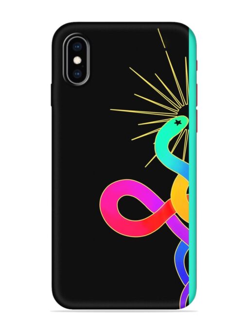 Art Geometric Abstraction Embossed Soft Silicone Case for Apple Iphone Xs Zapvi