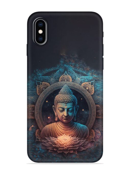 Gautam Buddha Embossed Soft Silicone Case for Apple Iphone Xs Zapvi