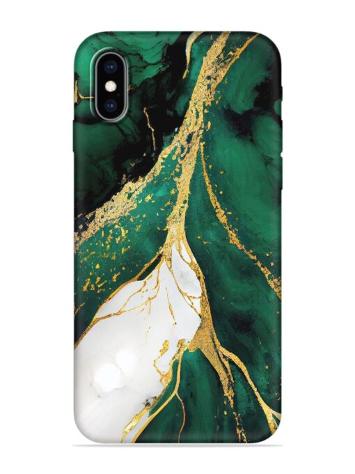 Blue Marble Art Embossed Soft Silicone Case for Apple Iphone Xs Max