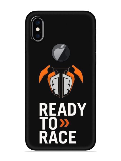 Ready To Race Embossed Soft Silicone Case for Apple Iphone Xs Max (Logo Cut)