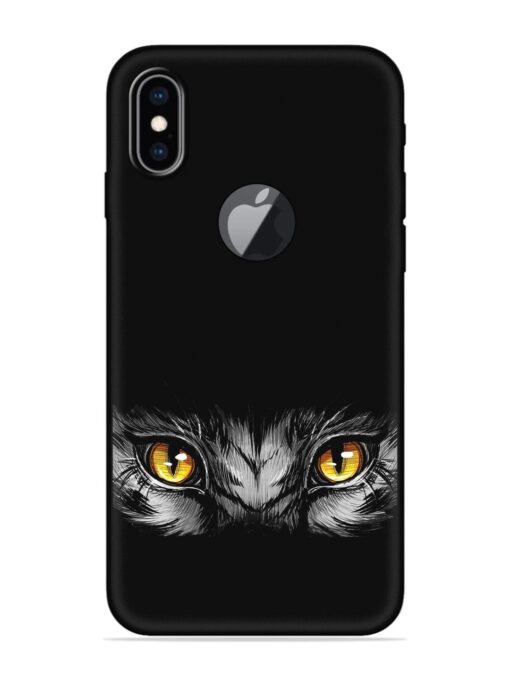 Scary Eye Embossed Soft Silicone Case for Apple Iphone Xs Max (Logo Cut)