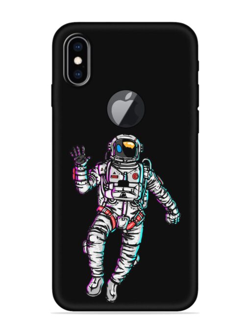 Spaceman Embossed Soft Silicone Case for Apple Iphone Xs Max (Logo Cut) Zapvi