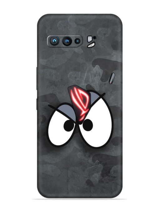 Big Eyes Night Mode Embossed Soft Silicone Case for Asus Rog 3 Zapvi