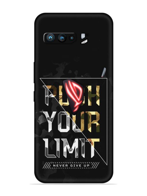 Push Your Limits Embossed Soft Silicone Case for Asus Rog 3 Zapvi