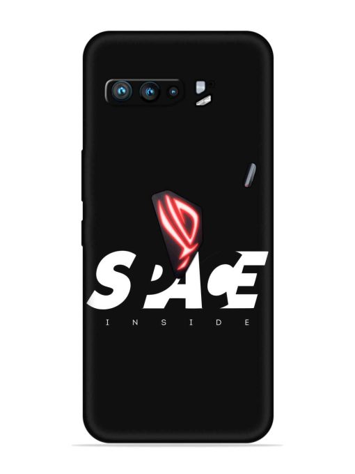 Space Typography Art Embossed Soft Silicone Case for Asus Rog 3 Zapvi