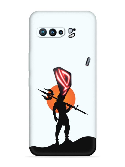 Lord Mahadev Trendy Embossed Soft Silicone Case for Asus Rog 3 Zapvi