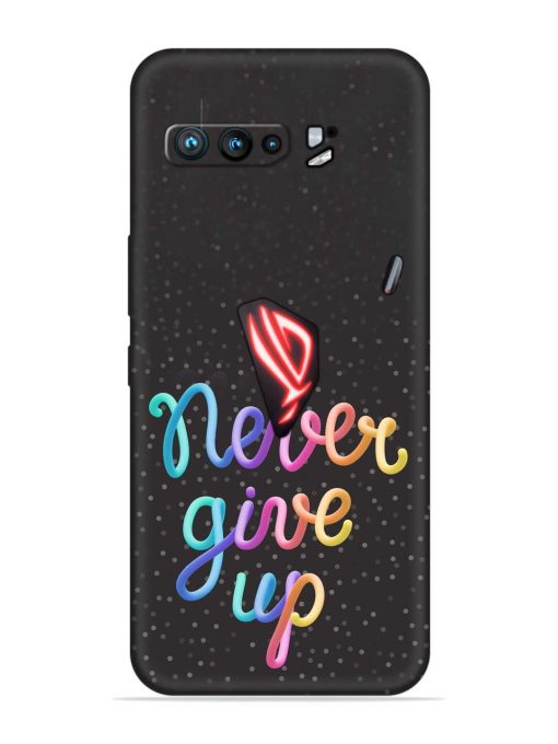 Colorful Stylized Rainbow Embossed Soft Silicone Case for Asus Rog 3 Zapvi