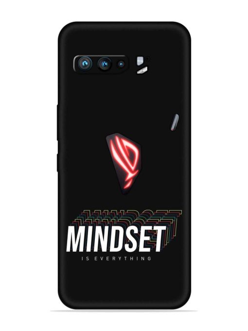 Mindset Everything Slogan Embossed Soft Silicone Case for Asus Rog 3