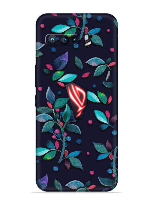 Decorative Watercolor Flower Embossed Soft Silicone Case for Asus Rog 3 Zapvi