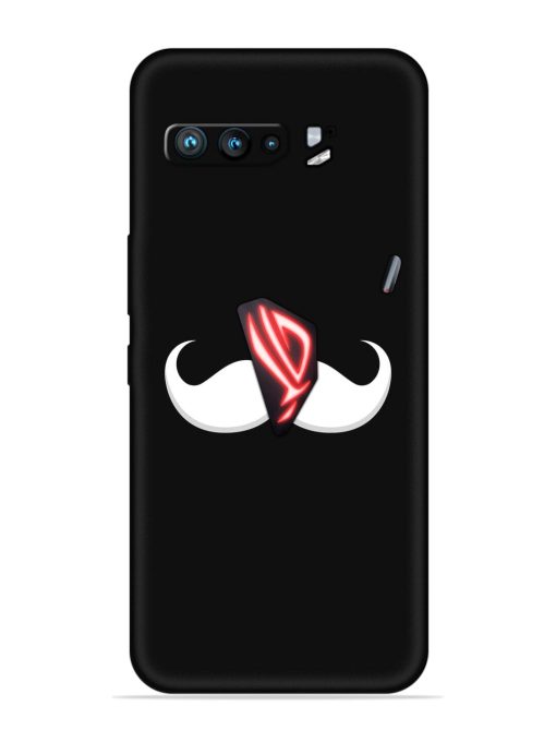 Mustache Vector Embossed Soft Silicone Case for Asus Rog 3