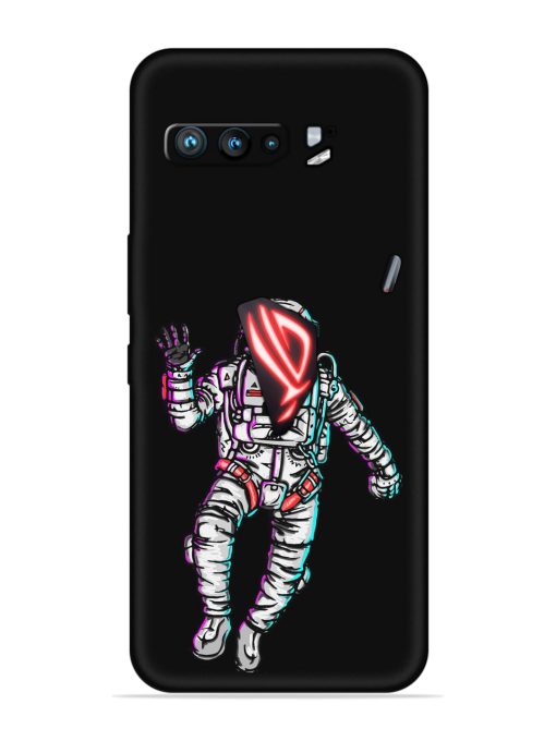 Spaceman Embossed Soft Silicone Case for Asus Rog 3