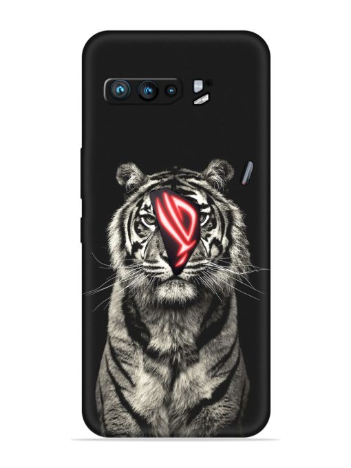 Tiger Art Embossed Soft Silicone Case for Asus Rog 3 Zapvi